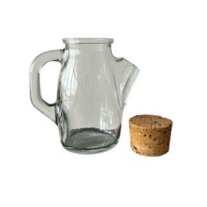 Glass Pouring Jar With Cork
